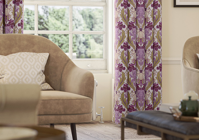 Acanthus, Berry - Made to Measure Curtains - Image 5